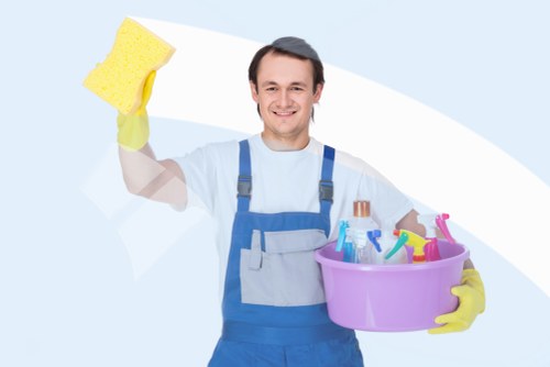Local carpet cleaners in E3 assessing carpet condition before cleaning