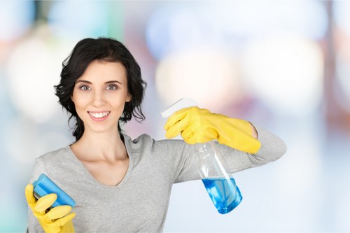Local stain removal service working in a commercial space