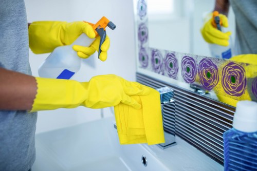 Deep cleaning tasks for kitchens and bathrooms in E3