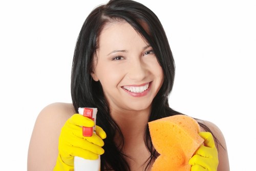 Local cleaning team handling a property handover clean in E3